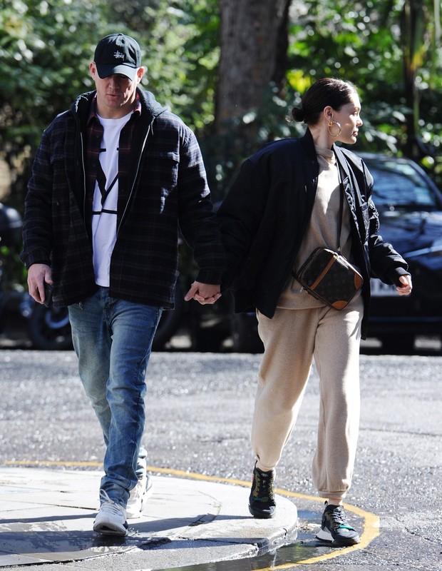 ** RIGHTS: ONLY UNITED STATES, BRAZIL, CANADA ** London, UNITED KINGDOM  - Jessie J and Channing Tatum seen out and about holding hands in London.Pictured: Jessie J, Channing TatumBACKGRID USA 14 MARCH 2019 BYLINE MUST READ: Zed Jameson / BACK (Foto: Zed Jameson / BACKGRID)