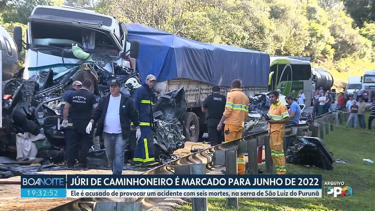 Júri popular do motorista acusado de matar seis pessoas em acidente na BR-277 é marcado para junho de 2022 - Vimarsana News