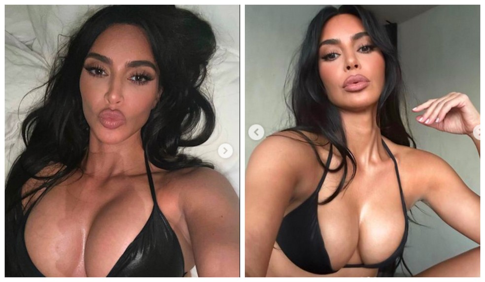 A socialite Kim Kardashian — Foto: Instagram