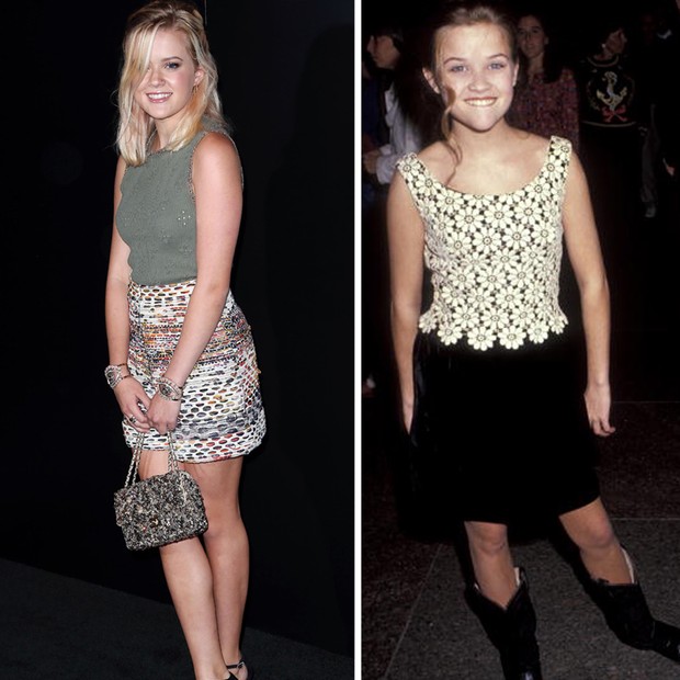 Ava Phillippe x Reese Witherspoon em 1991 (Foto: Getty Images)