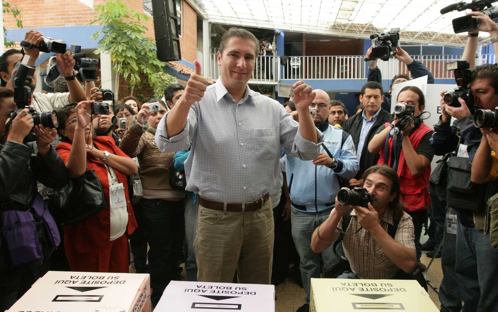 O senador Rafael Moreno Valle, em 2010 — Foto: Joel Merino / Arquivo / AP Photo