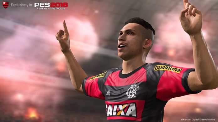 Flamengo em PES 2016 (Foto: Divulgação)