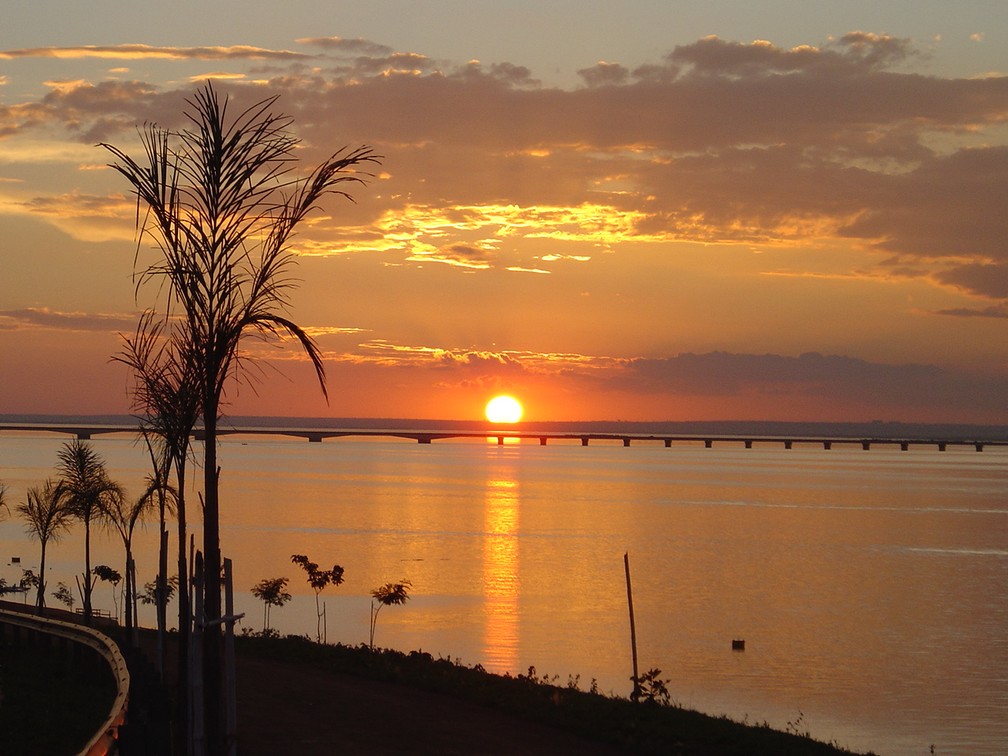 O Pôr do Sol mais Bonito do Brasil. — Foto: Cedida