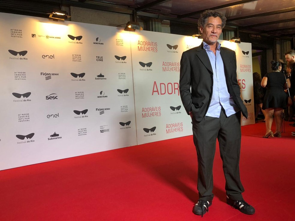 Chico Diaz comparece a abertura do Festival do Rio — Foto: Carlos Brito/G1