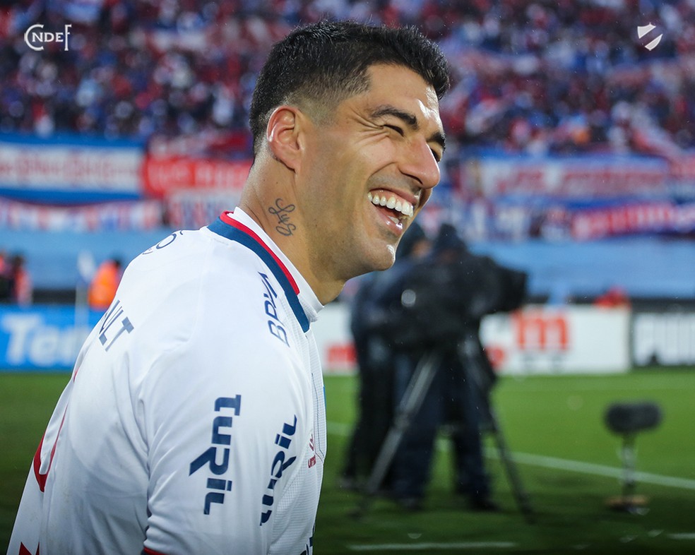 Luis Suárez avança nas conversas com o Grêmio — Foto: Divulgação/Nacional