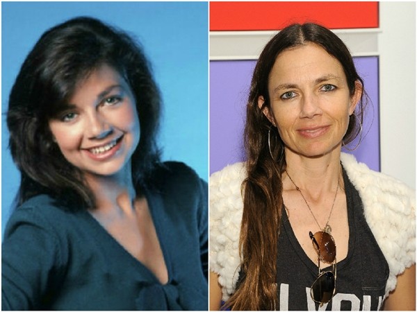 Justine Bateman em 1983 e 2013 (Foto: Divulgação/Getty Images)