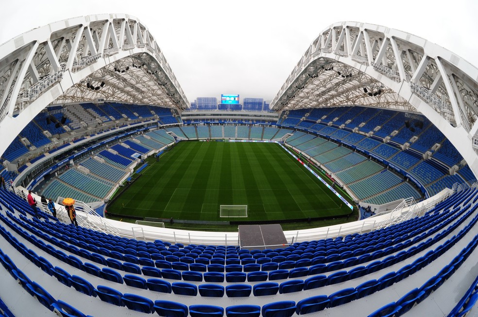 Estádio Olímpico de Sochi foi palco da abertura dos Jogos Olímpicos de Inverno de 2014 (Foto: AFP)