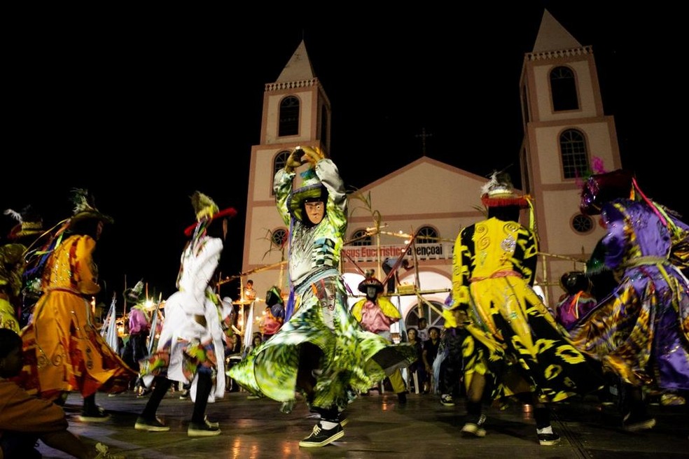 Tradicional Cavalhada de Poconé (MT) — Foto: Secom MT