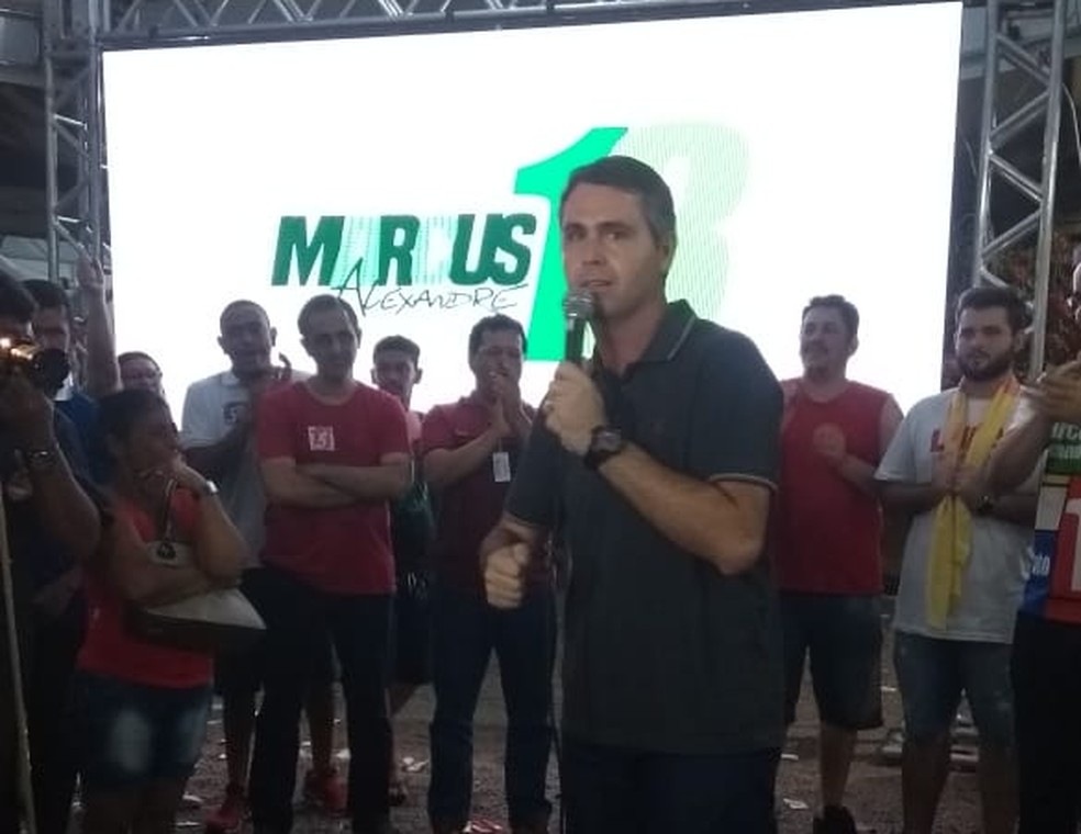 Marcus Alexandre falou após o resultado das eleições — Foto: Lillian Lima/ Rede Amazônica Acre