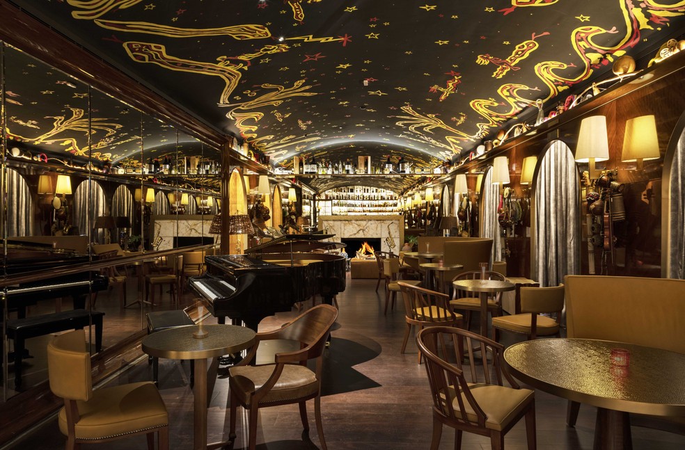 O bar jazz Rabo di Galo, dentro do hotel Rosewood, na Cidade Matarazzo, Centro de São Paulo. — Foto: Divulgação