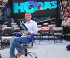 Serginho Groisman no palco do 'Altas horas' | Zé Paulo Cardeal/TV Globo