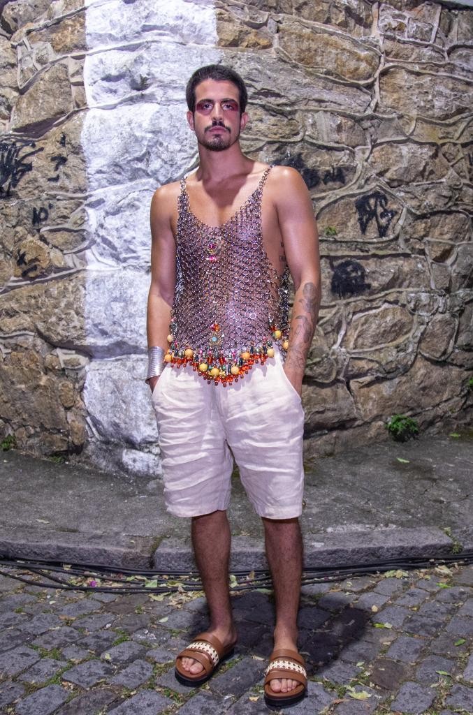 Enzo Celulari no Baile do Arara (Foto: Beatriz Damy/AgNews)