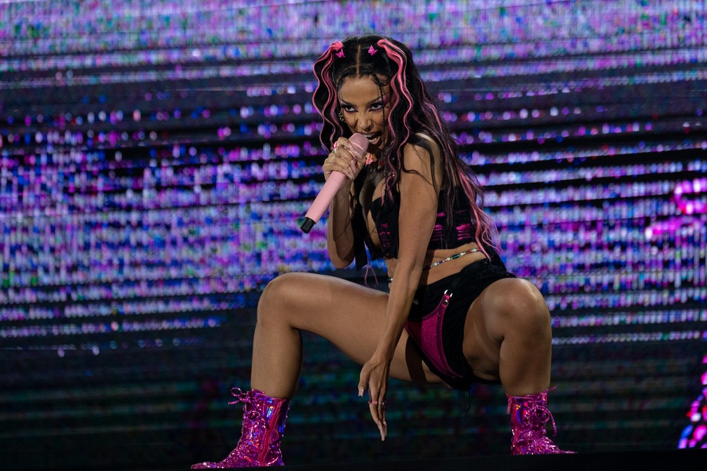 Doja Cat — Foto: Marcelo Brandt/g1