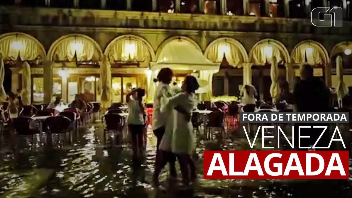 Veneza registra inundação fora de época no fim de semana; VÍDEO | Mundo | G1