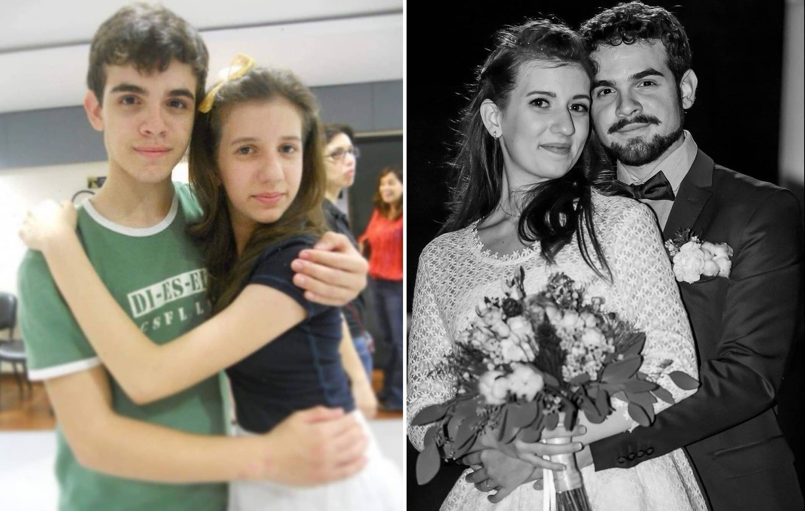 Ghilherme Lobo e Ari Conti iniciaram namoro na adolescência e decidiram oficializar união (Foto: Reprodução/Instagram)