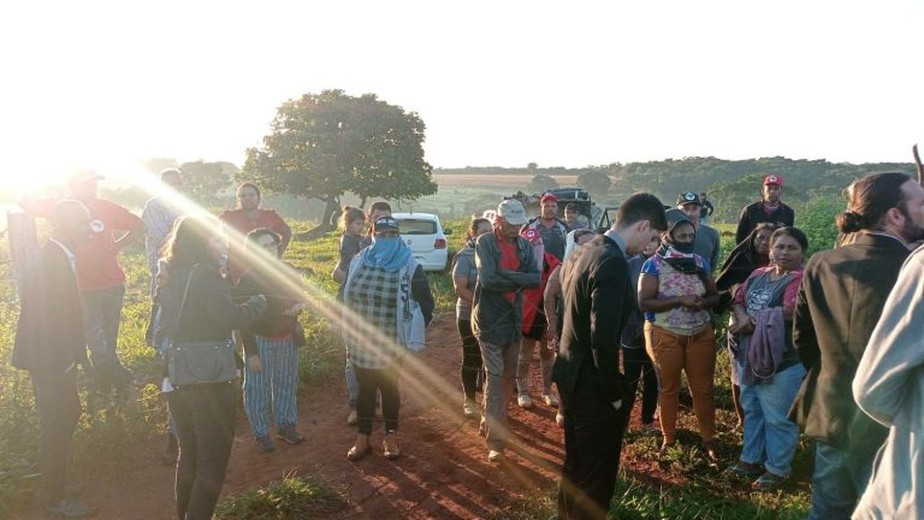 Cerca de 600 Famílias Sem Terra ocuparam a Fazenda São Lukas, no município de Hidrolândia, em Goiás, em 25 de março de 2023