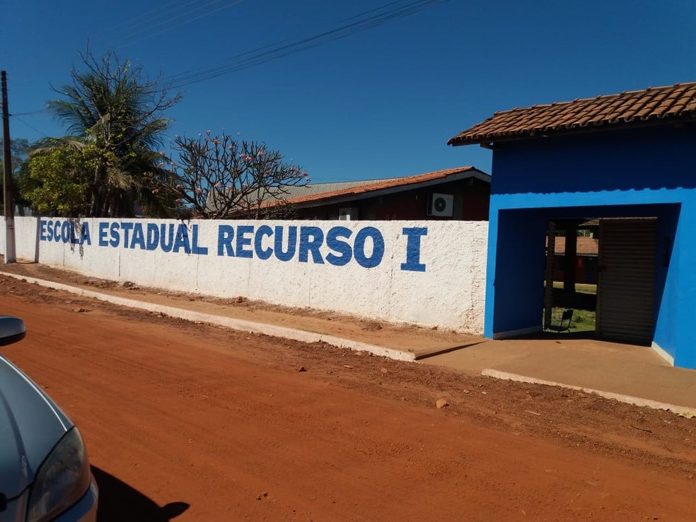 Escola Estadual Recurso I, localizada em Recursolândia, nordeste do Tocantins — Foto: Sejane Tavares/Arquivo Pessoal