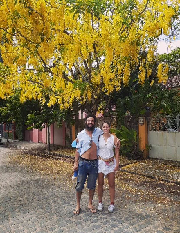 Caio Blat e Luísa Arraes (Foto: Reprodução/Instagram)