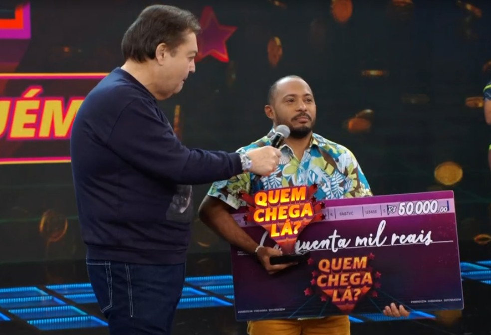 Zé Ninguém é o grande campeão do 'Quem Chega Lá' — Foto: TV Globo