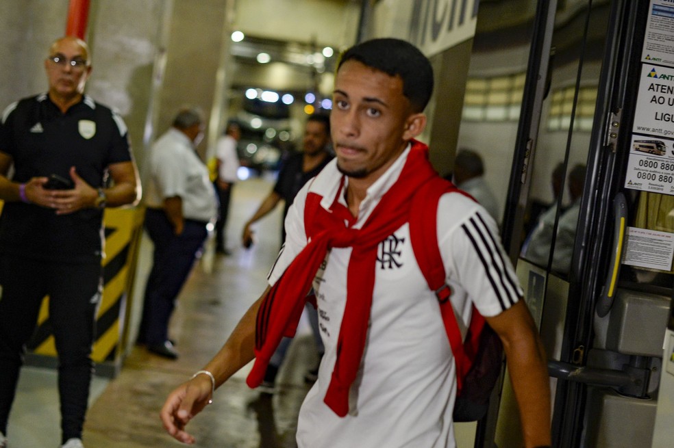 Botafogo x Flamengo: Matheus Gonçalves — Foto: Marcelo Cortes/CRF