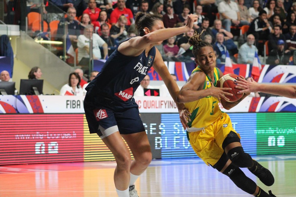 Pré-Olímpico Basquete Feminino: Brasil x França — Foto: CBB