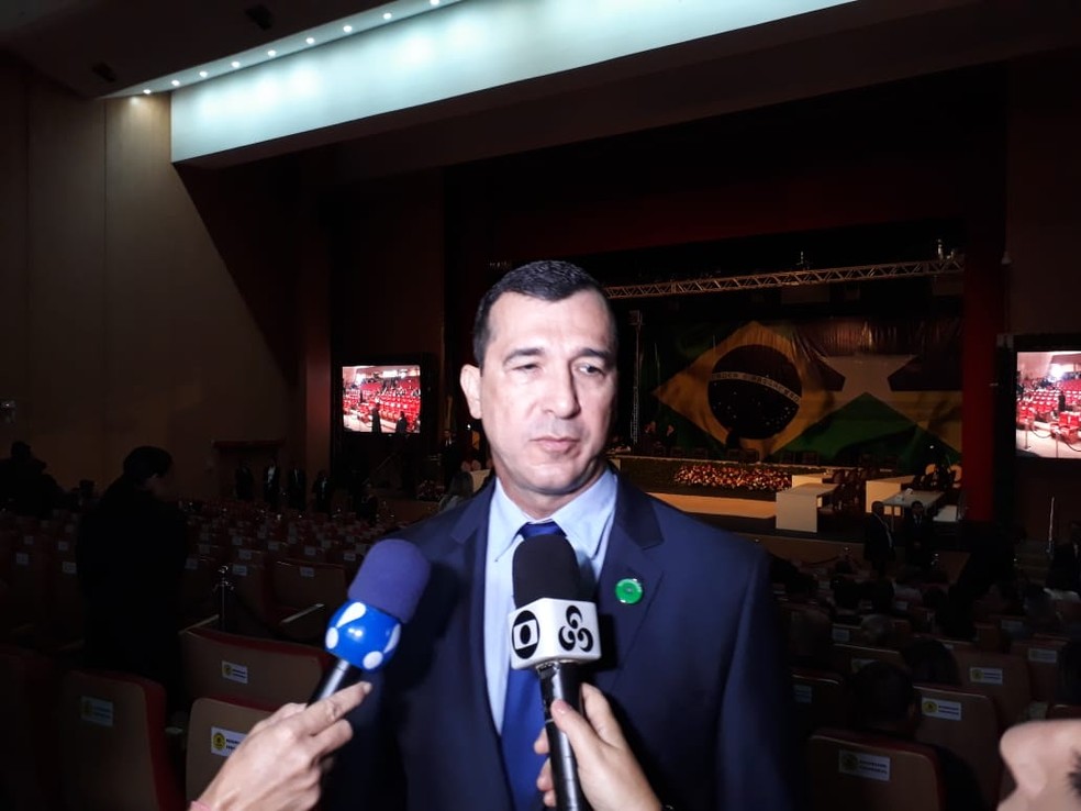 José Hélio Cysneiros Pachá, novo secretário da Sesdec.  — Foto: Pedro Bentes/G1