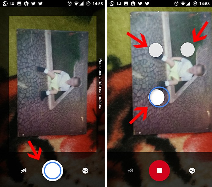 Google PhotoScan usa câmera para escanear fotos no Android e iPhone (iOS) (Foto: Reprodução/Elson de Souza)