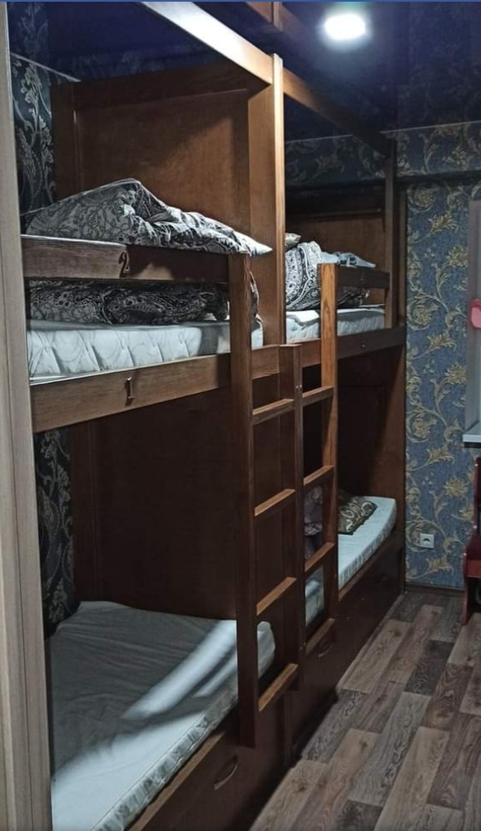 Hostel onde Sidney mora na Ucrânia — Foto: Arquivo pessoal