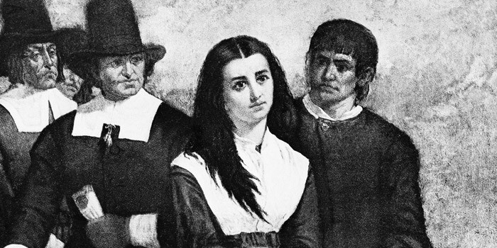 Ilustração de julgamento de bruxa em Salem (Foto: Jessolsen/Wikimedia Commons)