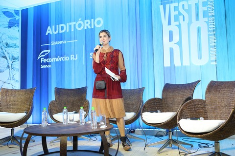 Barbara Migliori abre a palestra com stylists no Veste Rio   