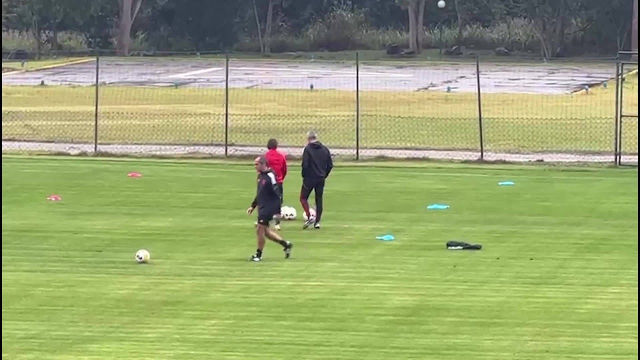 Veja como foi o último treino de Paulo Sousa no comando do Flamengo