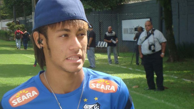 Neymar CT Rei Pelé (Foto: Bruno Gutierrez)