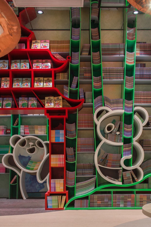 Uma livraria na China inspirada nas florestas de bambu (Foto: SHAO Feng)