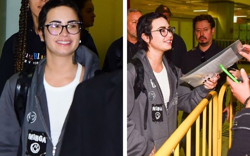 Demi Lovato chega ao Brasil para shows em São Paulo, BH e no Rock in Rio