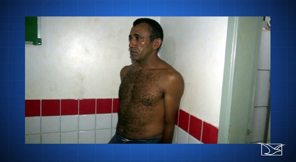 Edelson Silva Moraes jÃ¡ abusava da filha de 13 anos hÃ¡ 3 anos â€” Foto: ReproduÃ§Ã£o/TV Mirante