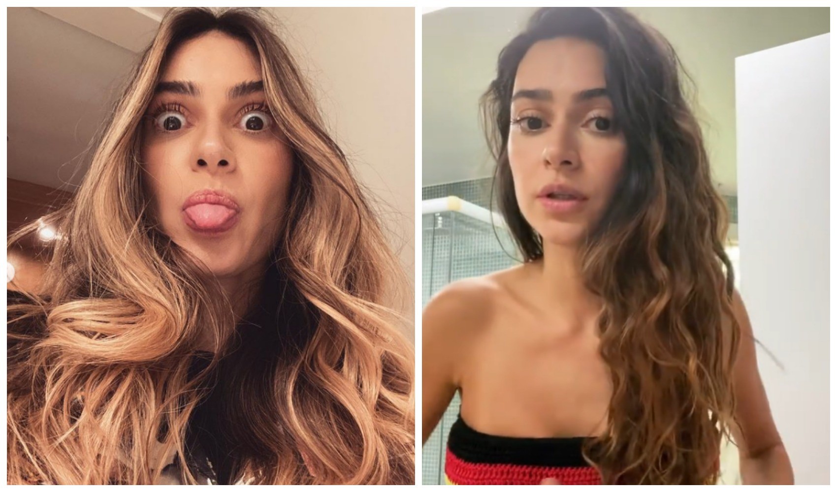 Antes e depois de Thaila Ayala (Foto: Instagram/Reprodução)