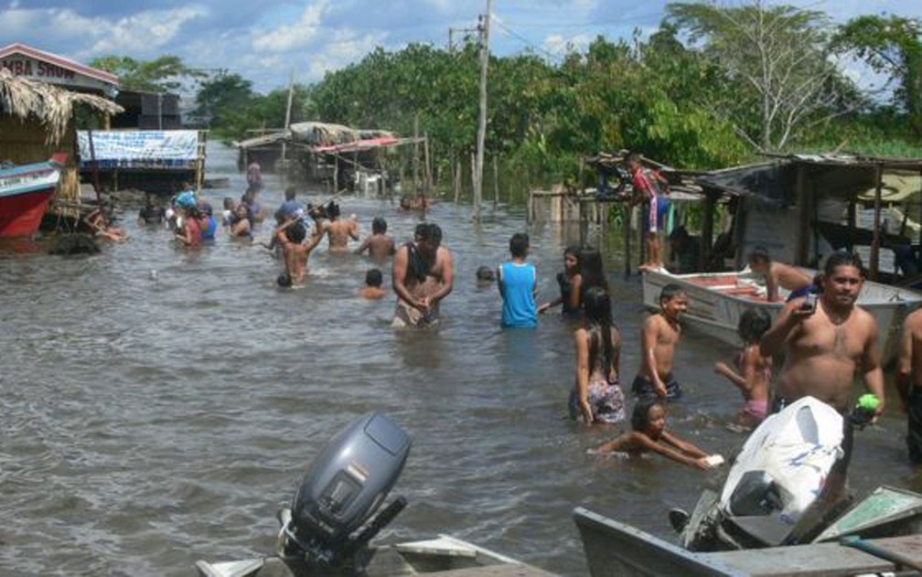 O contraste das temperaturas do Pacífico e do Atlântico tropical pode ser previsto até três anos antes, o que permite melhorar a preparação para as cheias extremas — Foto: Jochen Schongart/INPA
