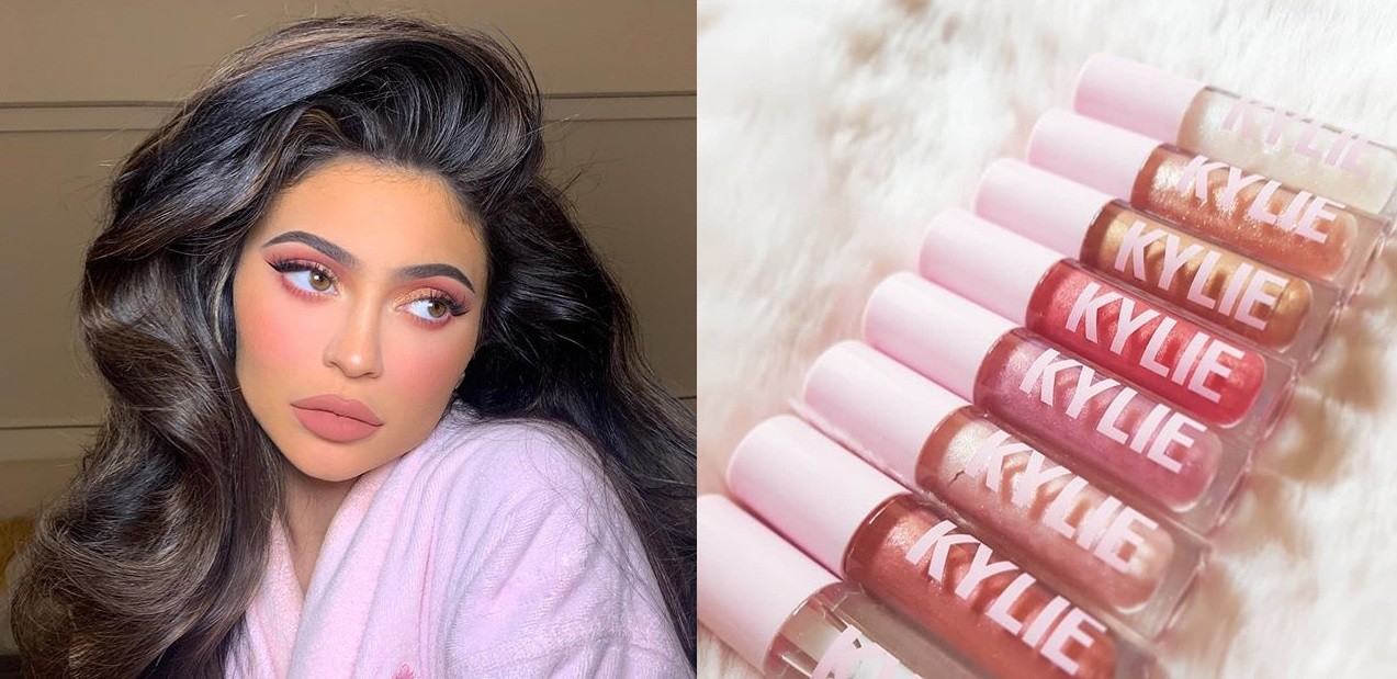 Kylie Jenner e sua marca de cosméticos Kylie Cosmetics (Foto: reprodução Instagram )