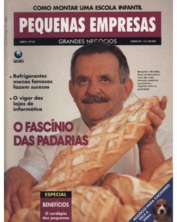 Um dos empresários do ramo de padarias mais famosos de São Paulo, Benjamin Abrahão foi capa da edição de junho de 1993. Benjamin infelizmente faleceu em 2001 mas seus negócios continuam ativos. 