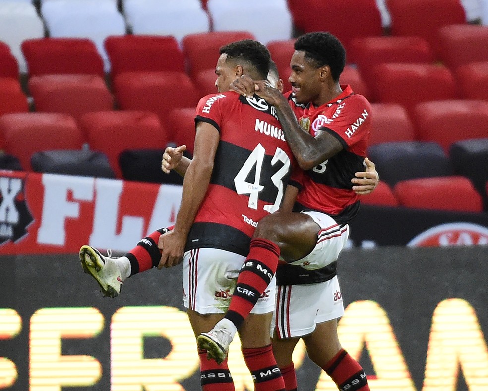 Flamengo venceu o América-MG por 2 a 0 neste domingo — Foto: André Durão