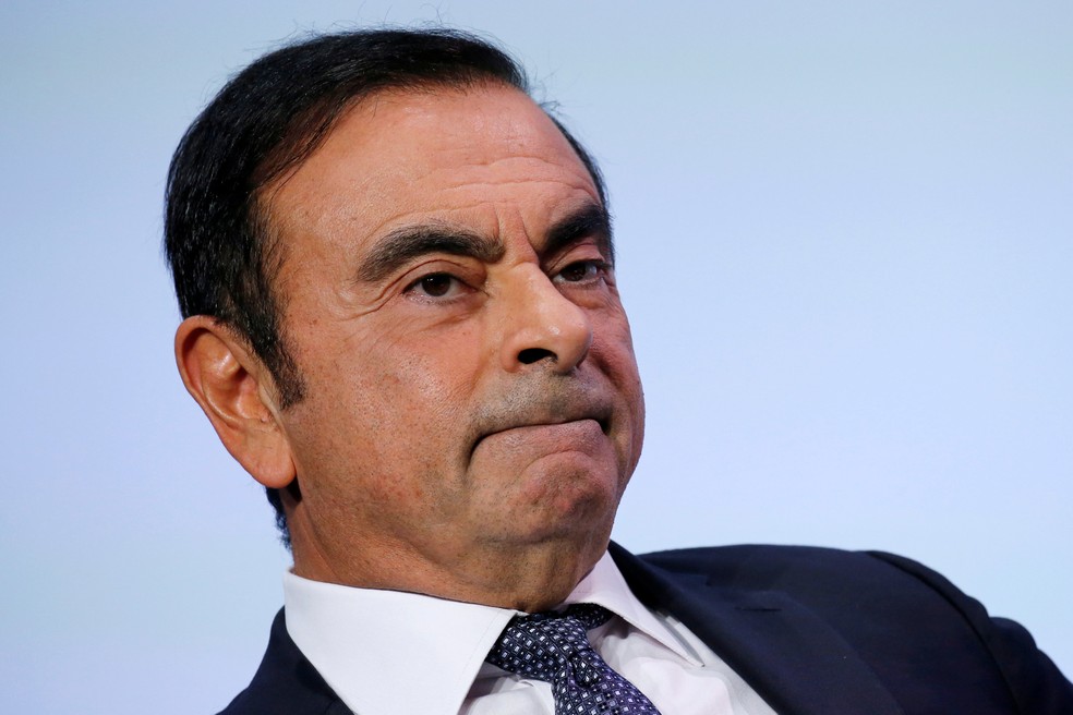 Carlos Ghosn, ex-CEO da Nissan, preso no Japão — Foto: Reuters