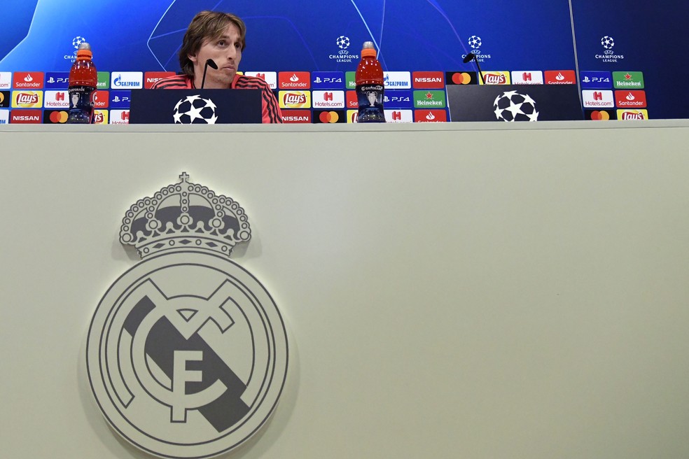 Para Modric, perder chances de gol é "pior problema do Real Madrid" no ano  — Foto: AFP