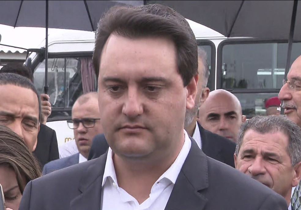 Ratinho Junior afirmou que pode cortar ICMS se o governo federal garantir repasse ao estado — Foto: Reprodução/RPC