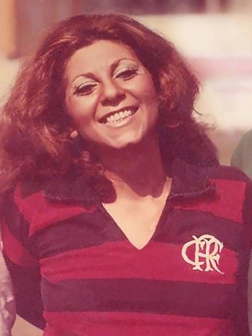 "A moça do Flamengo": Marilene Dabus viveu intensamente a vida do clube — Foto: Reprodução