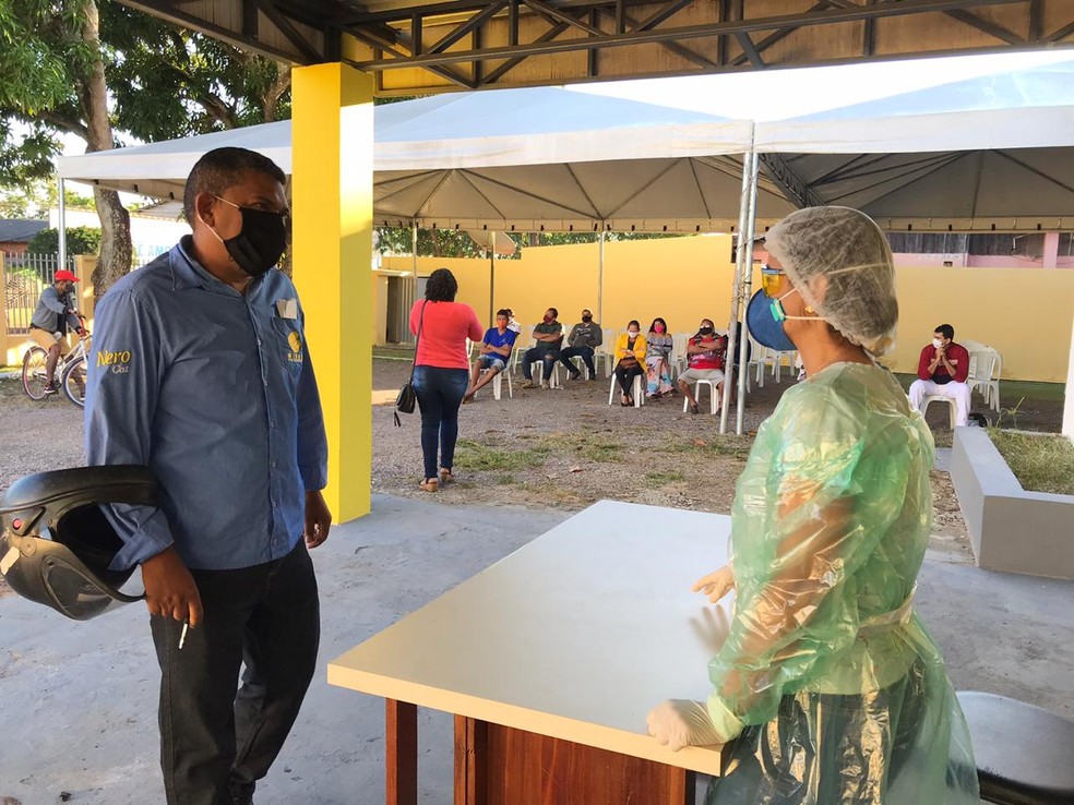 Em dois dias, Urap de Rio Branco atendeu mais de 300 pacientes com sintomas leves de Covid-19 — Foto: Divulgação/Semsa