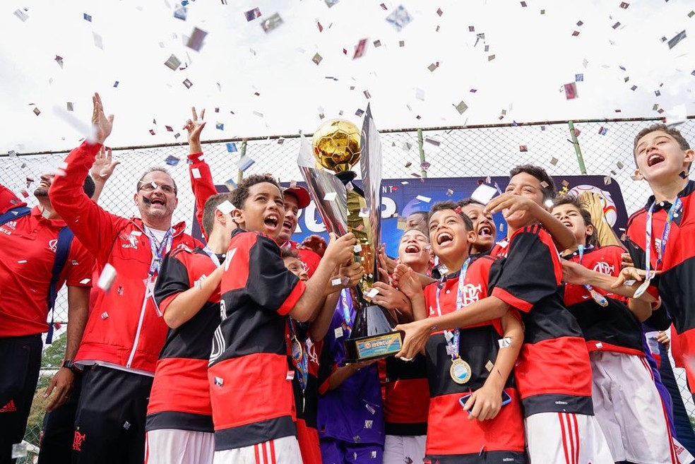 Flamengo foi campeão do sub-11 na IberCup (Foto: Junior Góis/Divulgação IberCup)