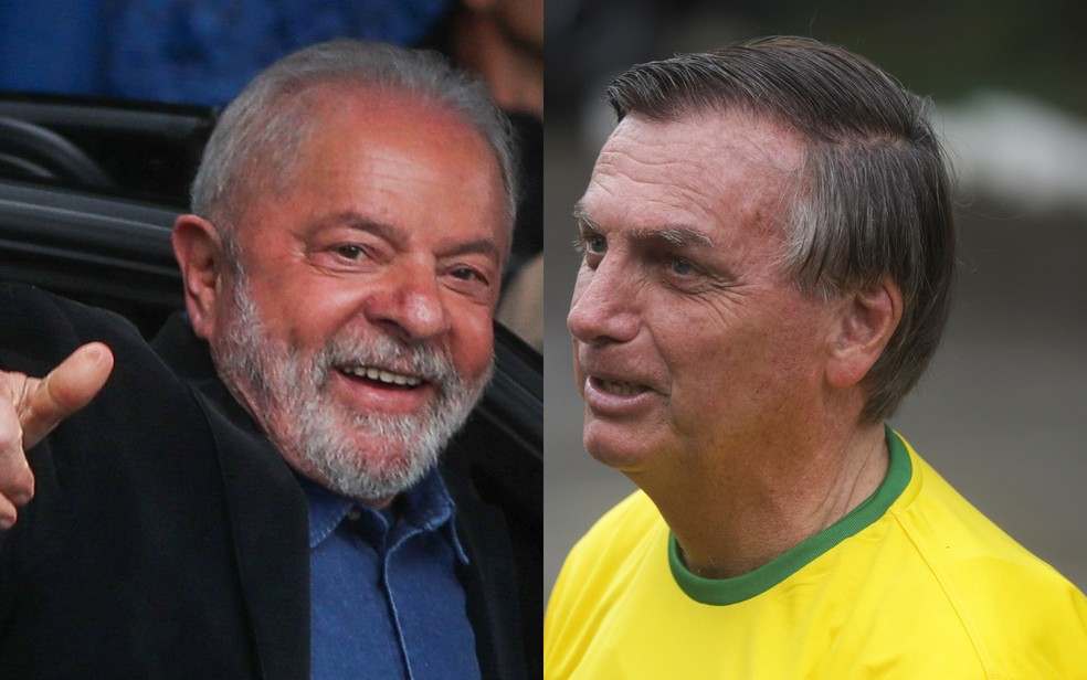 Lula e Bolsonaro — Foto: Reuters