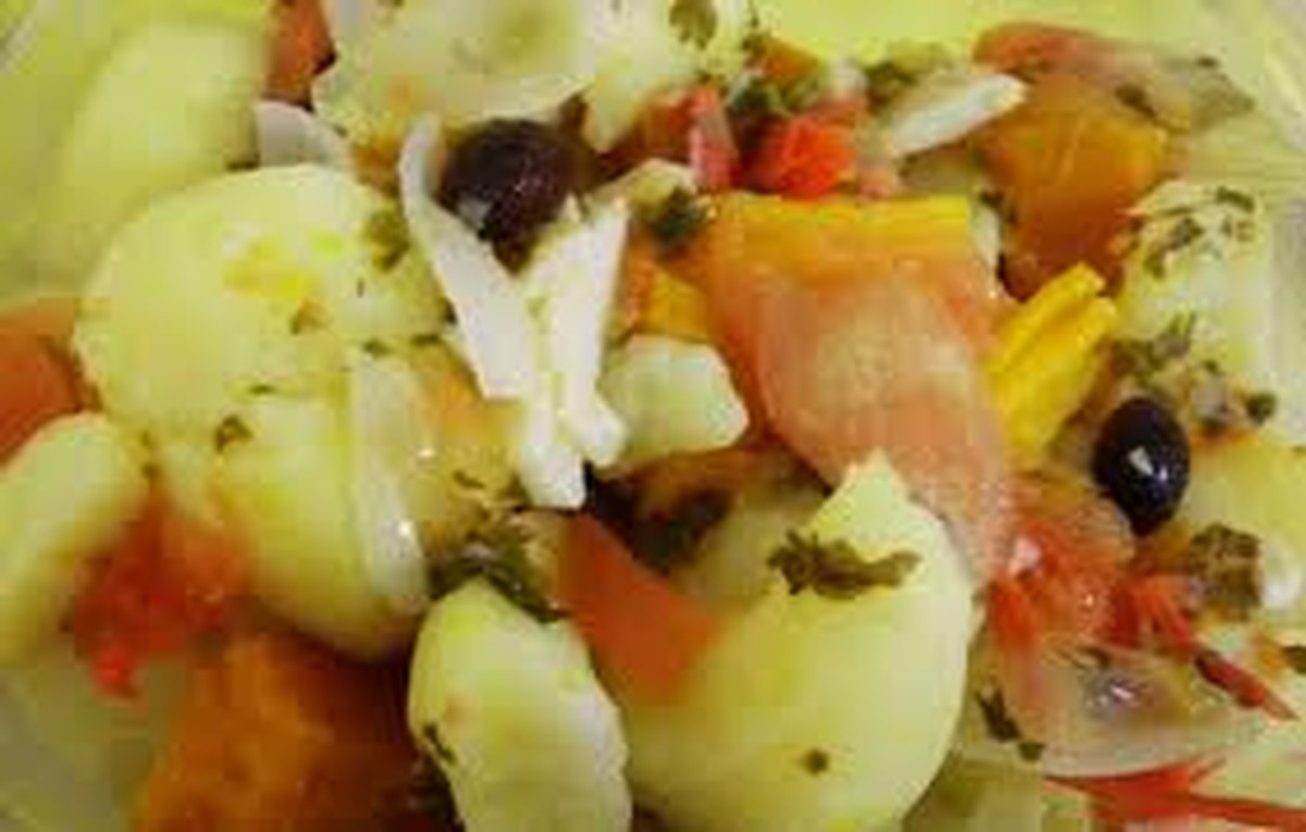 COZIDO DE BACALHAU DA CÁTIA FERRERA Receitas Gshow Gshow