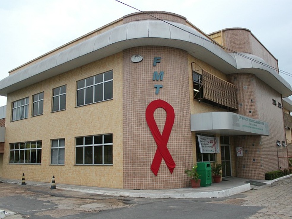 Sede da Fundação de Medicina Tropical, em Manaus.  — Foto: g1 AM