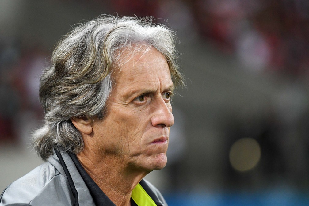 Jorge Jesus - Flamengo x Gr&ecirc;mio &mdash; Foto: Alexandre Dur&atilde;o